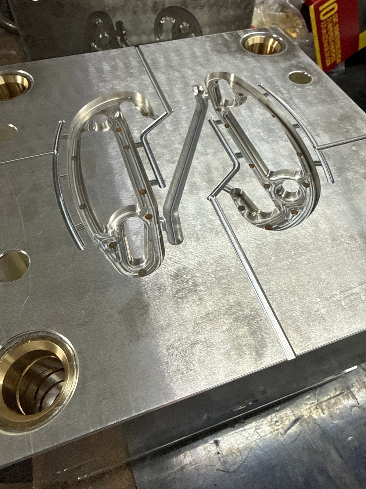 Cull Works blue FlatStack door hooks, bulk packed for pot builders