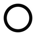 Cull Works 2-5/16 inch polypropylene crab pot cull ring