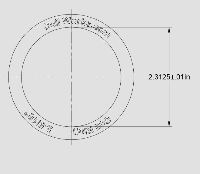 Cull Works cull ring dimensions and legal escape ring size specification